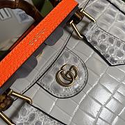 Gucci | Diana small White crocodile tote bag - 660195 - 20x16x10cm - 3