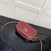 GUCCI | GG Marmont small red shoulder bag - ‎447632 - 24 x 12 x 7cm - 2