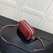GUCCI | GG Marmont small red shoulder bag - ‎447632 - 24 x 12 x 7cm - 3