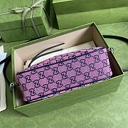 GUCCI | GG Marmont Multicolor small pink bag - 447632  - 5