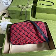 GUCCI | GG Marmont Multicolor small red bag - 447632 - 3