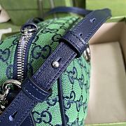 GUCCI | GG Marmont Multicolor small Green bag - 447632 - 2