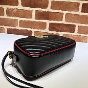 GUCCI | GG Marmont small Black/Red bag - ‎447632 - 24 x 12 x 7cm - 2