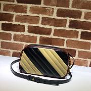  GUCCI | GG Marmont small Yellow/Black/Red bag - ‎447632 - 24 x 12 x 7cm - 2