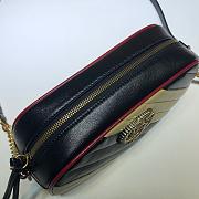  GUCCI | GG Marmont small Yellow/Black/Red bag - ‎447632 - 24 x 12 x 7cm - 3