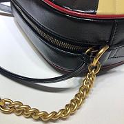  GUCCI | GG Marmont small Yellow/Black/Red bag - ‎447632 - 24 x 12 x 7cm - 4