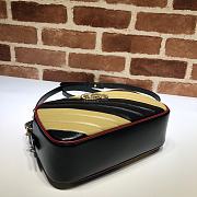  GUCCI | GG Marmont small Yellow/Black/Red bag - ‎447632 - 24 x 12 x 7cm - 5
