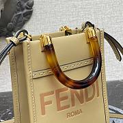 FENDI | Sunshine Shopper Beige mini bag - 8BS051 - 13 x 18 x 6.5cm - 6