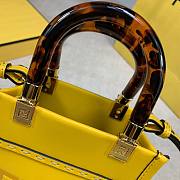 FENDI | Mini Yellow Sunshine Shopper Bag - 8BS051 - 13x18x6.5cm - 4