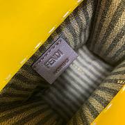FENDI | Mini Yellow Sunshine Shopper Bag - 8BS051 - 13x18x6.5cm - 3