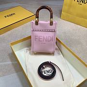 FENDI | Mini Pink Sunshine Shopper Bag - 8BS051 - 13x18x6.5cm - 5