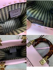 FENDI | Mini Pink Sunshine Shopper Bag - 8BS051 - 13x18x6.5cm - 2