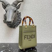 FENDI | Mini Green Sunshine Shopper Bag - 8BS051 - 13x18x6.5cm - 6