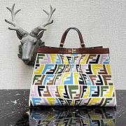 FENDI | PEEKABOO X-TOTE Embroidered Multicolor Bag - 8BH374 - 41*29*16 cm - 2