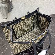 FENDI | Peekaboo X-Tote FF Canvas Tote Bag - 41×11×27cm  - 3