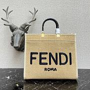FENDI | SUNSHINE LARGE Woven straw shopper - 8BH372 - 1