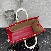 FENDI | Medium Fendi Sunshine Red Shopper - 8BH386 - 36x13x32cm - 2