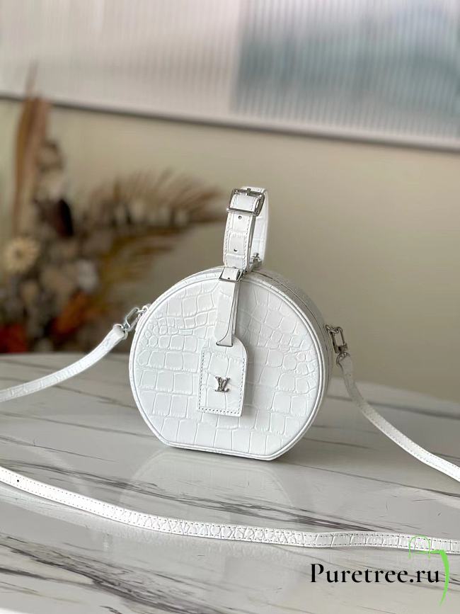 Louis Vuitton | Petite Boite Chapeau White - N94071 - 17.5 x 16.5 x 7.5 cm - 1