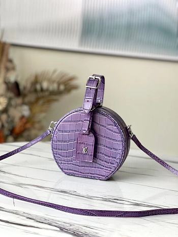 Louis Vuitton | Petite Boite Chapeau Purple - N95555 - 17.5 x 16.5 x 7.5 cm