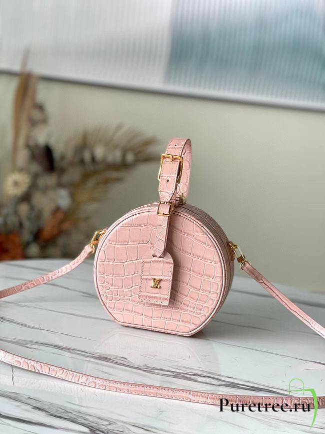 Louis Vuitton | Petite Boite Chapeau Light Pink - N94160 - 17.5 x 16.5 x 7.5 cm - 1