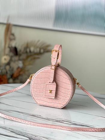 Louis Vuitton | Petite Boite Chapeau Light Pink - N94160 - 17.5 x 16.5 x 7.5 cm