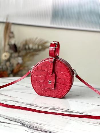 Louis Vuitton | Petite Boite Chapeau Red - N95054 - 17.5 x 16.5 x 7.5 cm