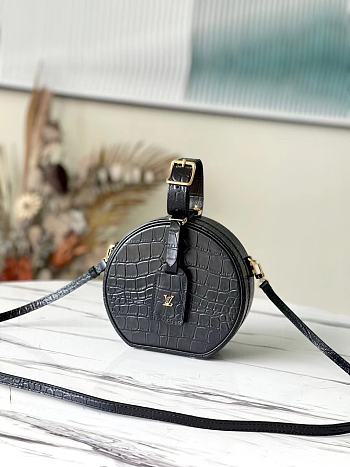 Louis Vuitton | Petite Boite Chapeau Black - N93597 - 17.5 x 16.5 x 7.5 cm