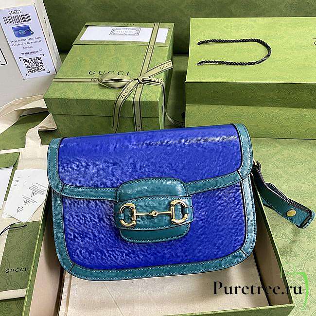 Gucci Horsebit 1955 Small Shoulder Bag- 602204 - 25x18x8cm  - 1