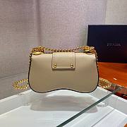 PRADA | Beige Saffiano Sidonie Bag - 1BD219  - 3