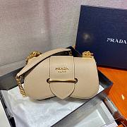 PRADA | Beige Saffiano Sidonie Bag - 1BD219  - 2