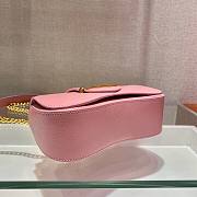 PRADA | Pink Saffiano Sidonie Bag - 1BD219 - 6