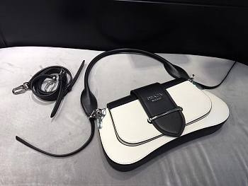 PRADA | Black/White Sidonie shoulder bag - 1BD168