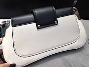PRADA | Black/White Sidonie shoulder bag - 1BD168 - 2