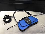 PRADA | Black/Blue Sidonie shoulder bag - 1BD168 - 1