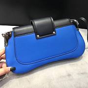 PRADA | Black/Blue Sidonie shoulder bag - 1BD168 - 4