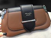 PRADA | Black/Brown Sidonie shoulder bag - 1BD168 - 4