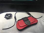 PRADA | Black/Red Sidonie shoulder bag - 1BD168 - 1
