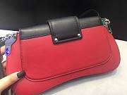 PRADA | Black/Red Sidonie shoulder bag - 1BD168 - 4