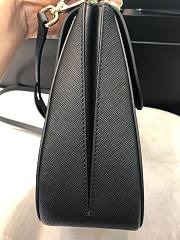 PRADA | Black Sidonie Saffiano Leather Bag - 1BN005 - 20.5 x 29 cm x 9.5 cm - 6