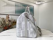 Louis Vuitton | Keepall Bandoulière Damier Light Grey - N50069 - 50 x 29 x 23 cm - 5