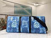 Louis Vuitton | Keepall Bandoulière Damier Blue - N50059 - 50 x 29 x 23 cm - 5