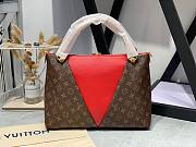 Louis Vuitton | V Tote MM Red handbag - M43957 - 36 x 27 x 16 cm - 4