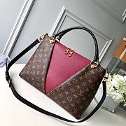 Louis Vuitton | V Tote MM Red Wine handbag - M43949 - 36 x 27 x 16 cm - 4