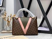 Louis Vuitton | V Tote MM Pink/Green handbag - 36 x 27 x 16 cm - 4