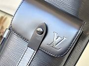 Louis Vuitton | Black Epi Backpack - M41079 - 26 x 47 x 13 cm - 5