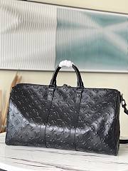 Louis Vuitton | Keepall Bandoulière 50 Black - M57963 - 50 x 29 x 23 cm - 2