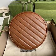 GUCCI | GG Marmont mini round bag - 550154 - 18.5x18.5x4.5cm - 5