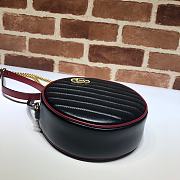GUCCI | GG Marmont mini Black/red round bag - 550154  - 2