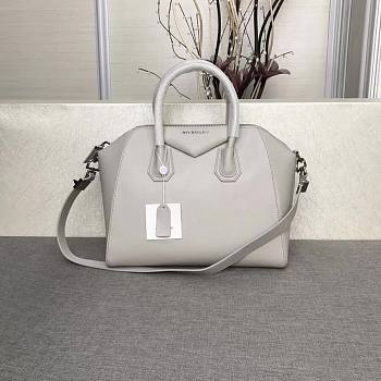 Givenchy | Antigona Bag In Box Leather In White - BB500C - 33 cm