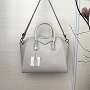 Givenchy | Antigona Bag In Box Leather In White - BB500C - 33 cm - 4